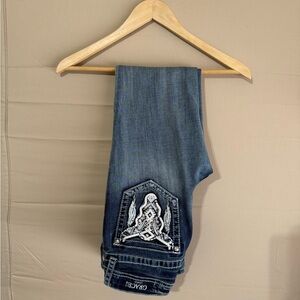 ✨ The cutest embellished pocket jeans — Grace in LA never misses ✨